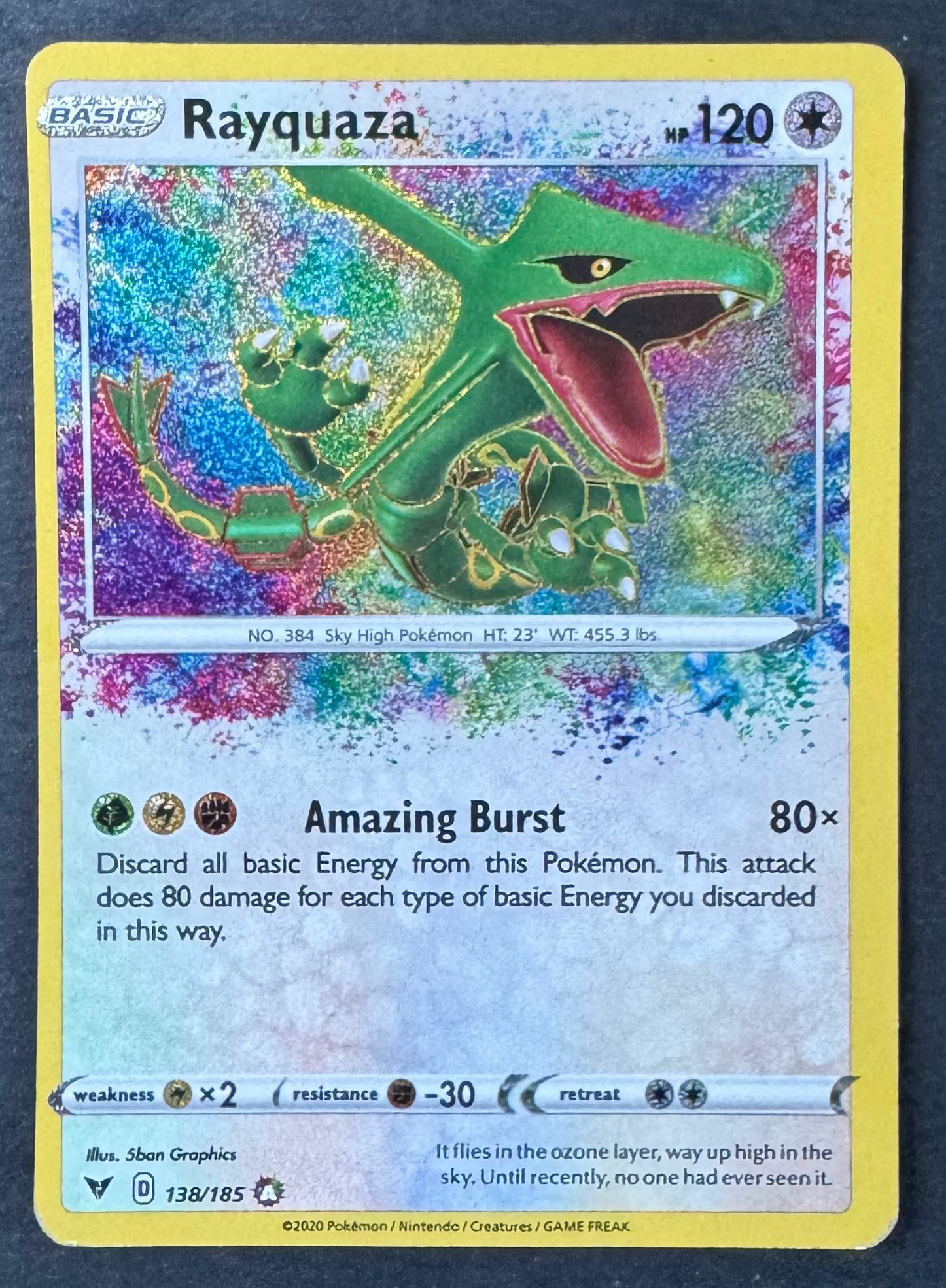 Rayquaza - Amazing rare - 138/185