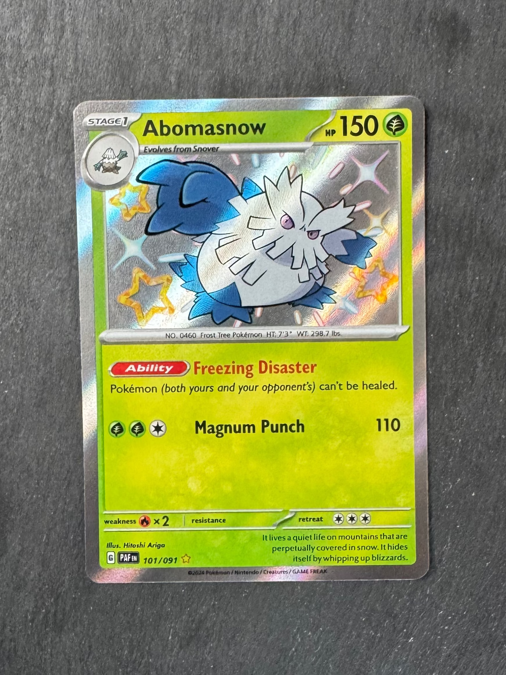 Abomasnow - Baby shiny - Holo - 101/091