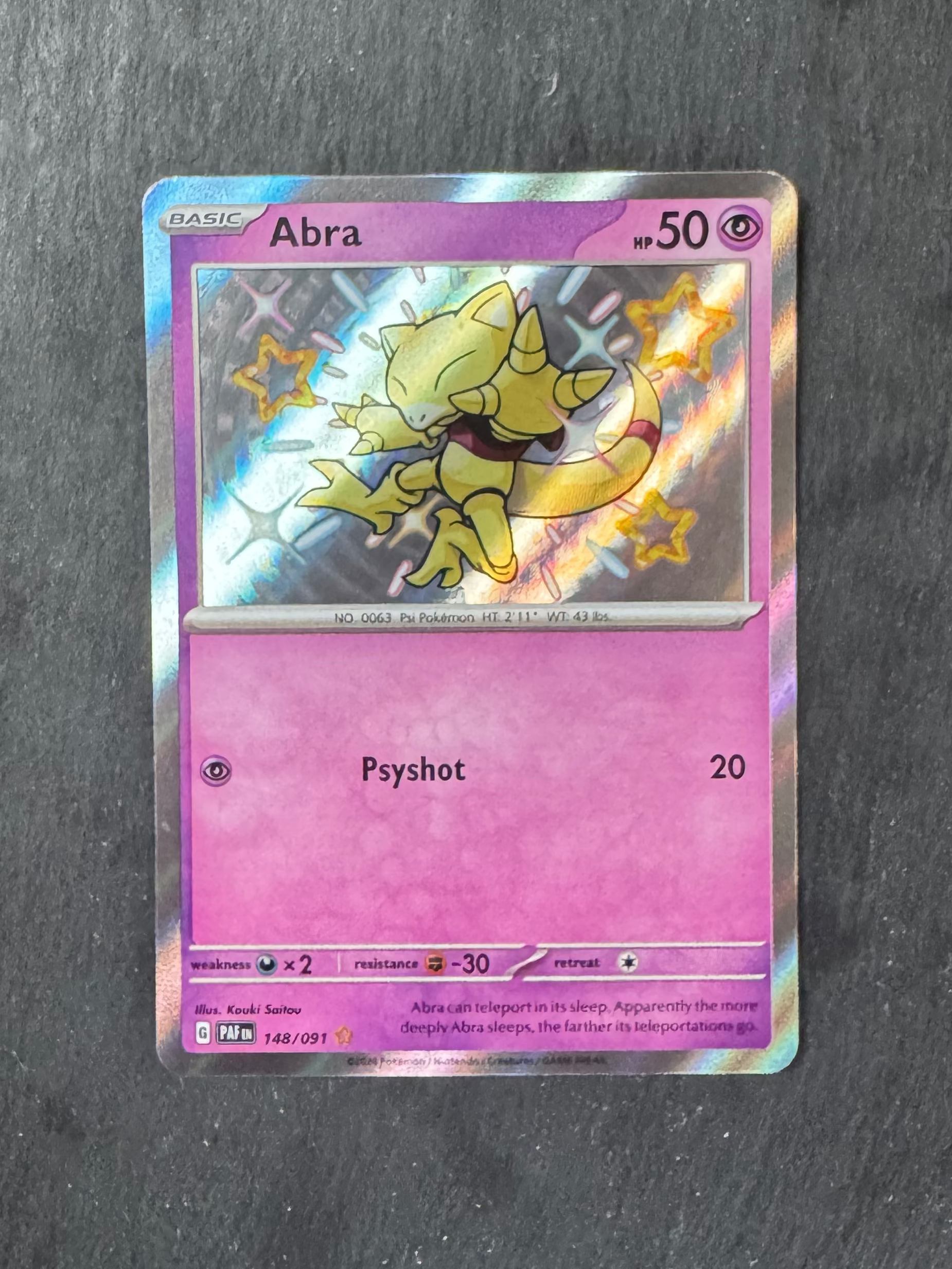 Abra - Baby shiny - Holo - 148/091