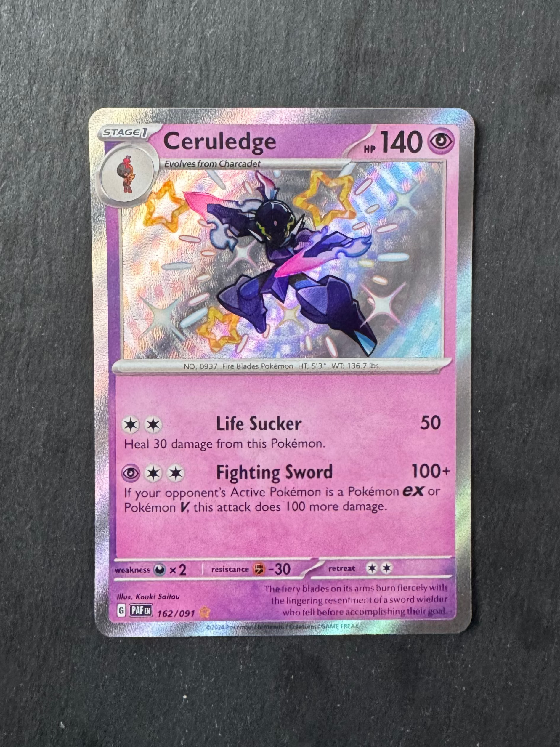 Ceruledge - Baby shiny - Holo - 162/091