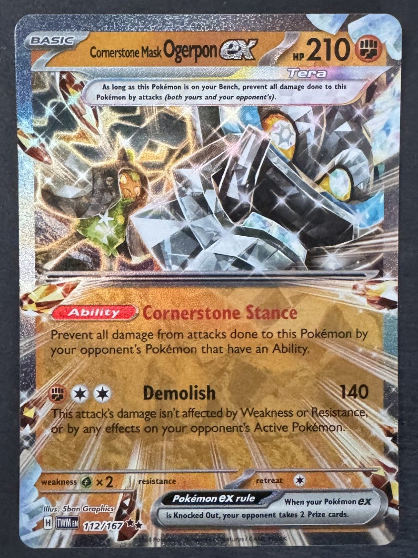 Cornerstone Mask Ogerpon EX - 112/167