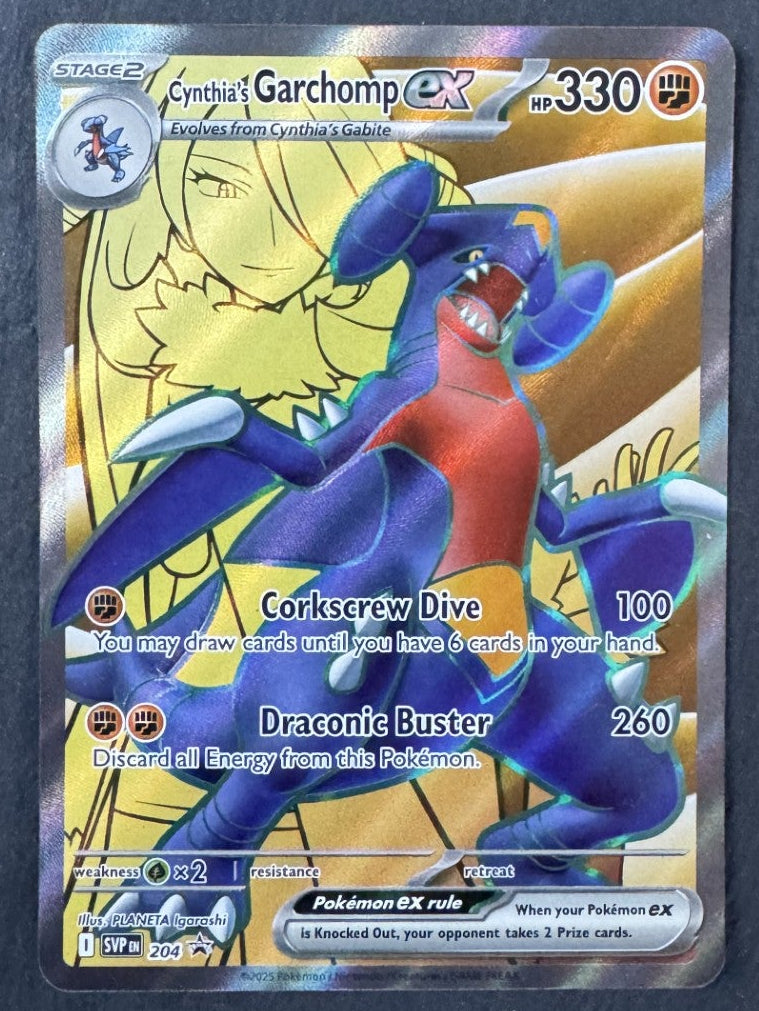 Cynthia's Garchomp EX - Full art - 204