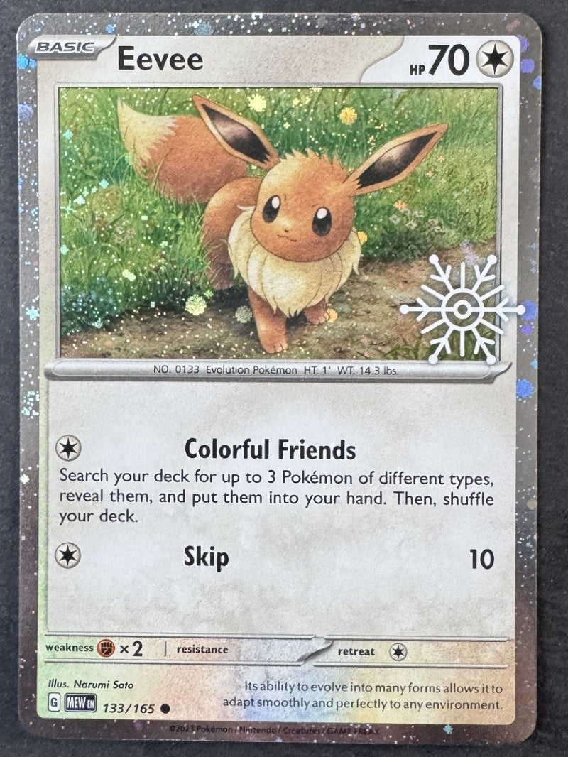 Eevee - Holo - Stamped - 133/165