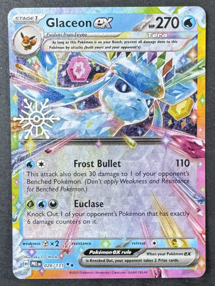 Glaceon EX - Stamped - 026/131