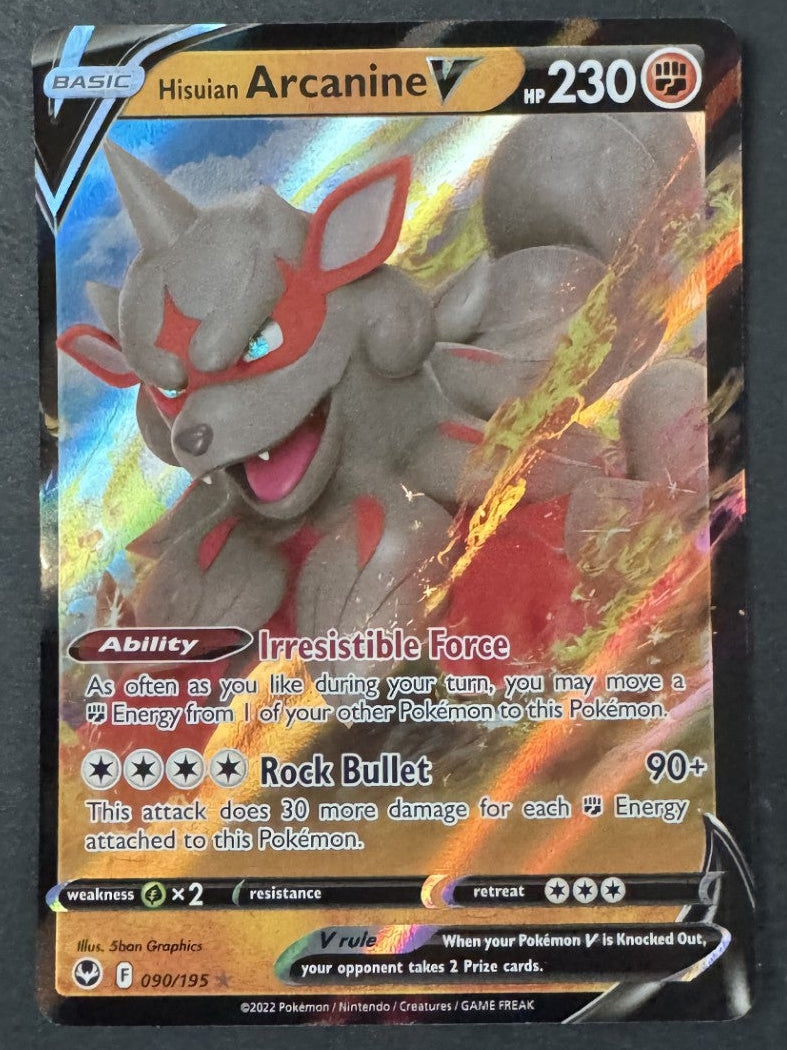 Hisuian Arcanine V - 090/195