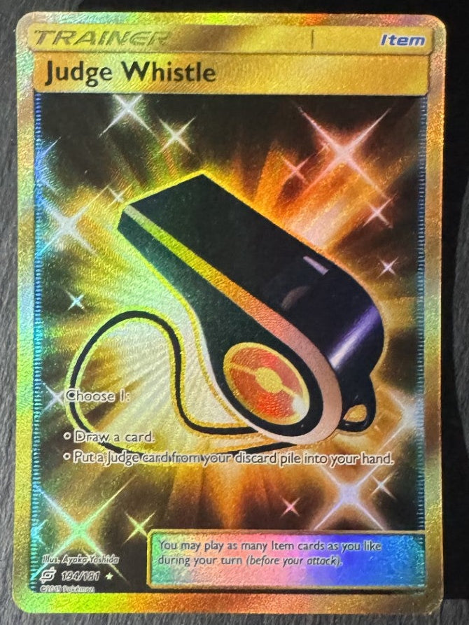 Judge Whistle - Gold secret rare - 194/181