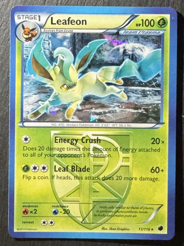 Leafeon - Cracked ice holo - 11/116