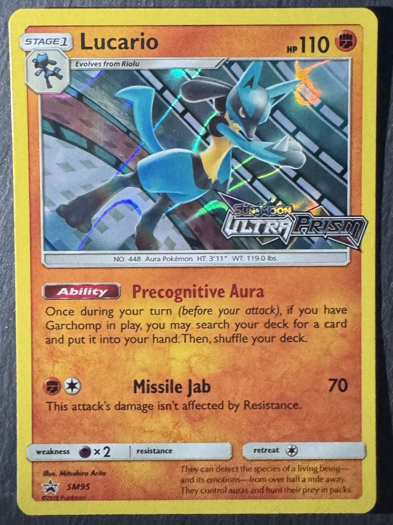 Lucario - Stamped - Holo - SM95