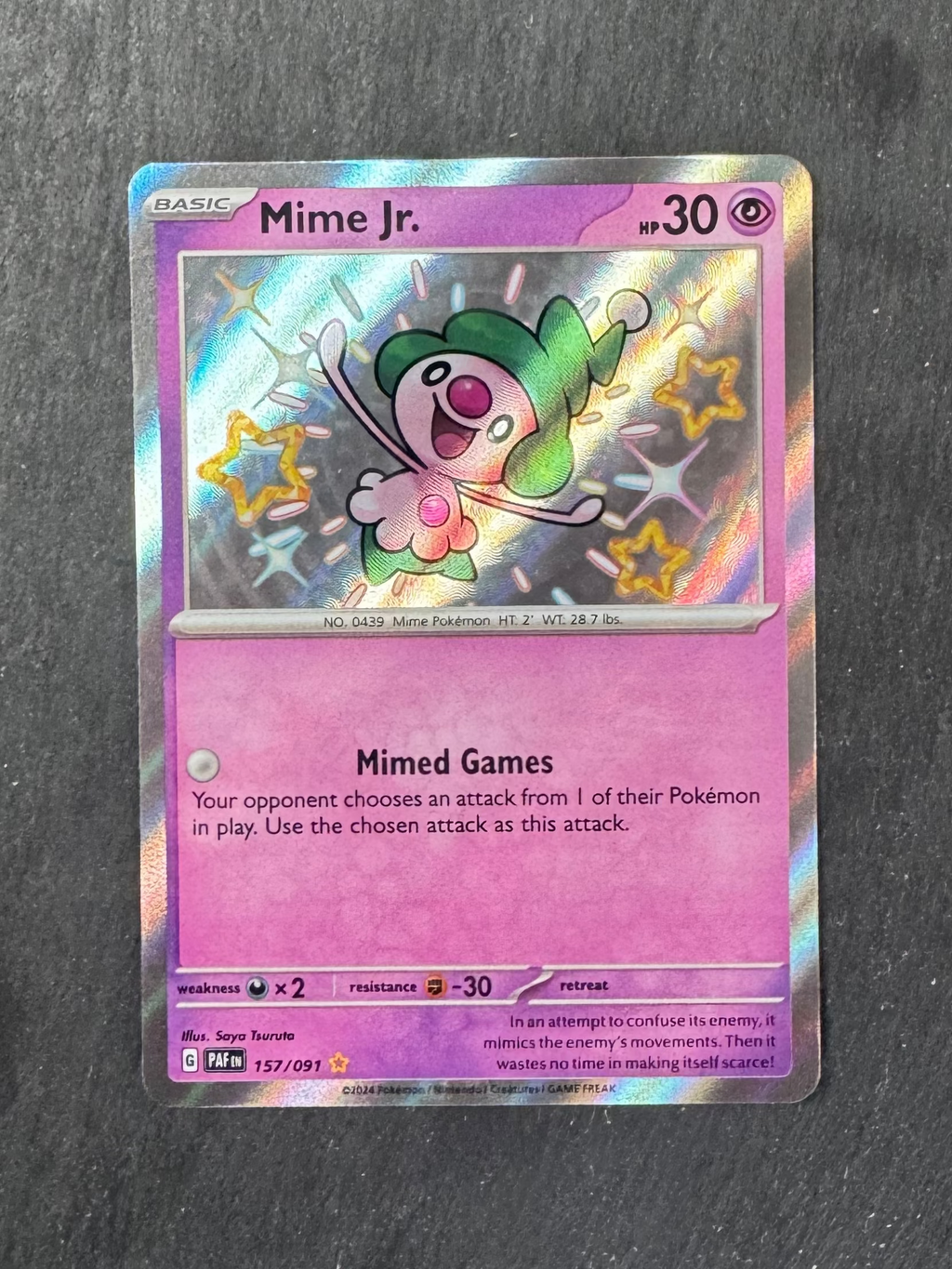 Mime Jr. - Baby shiny - Holo - 157/091
