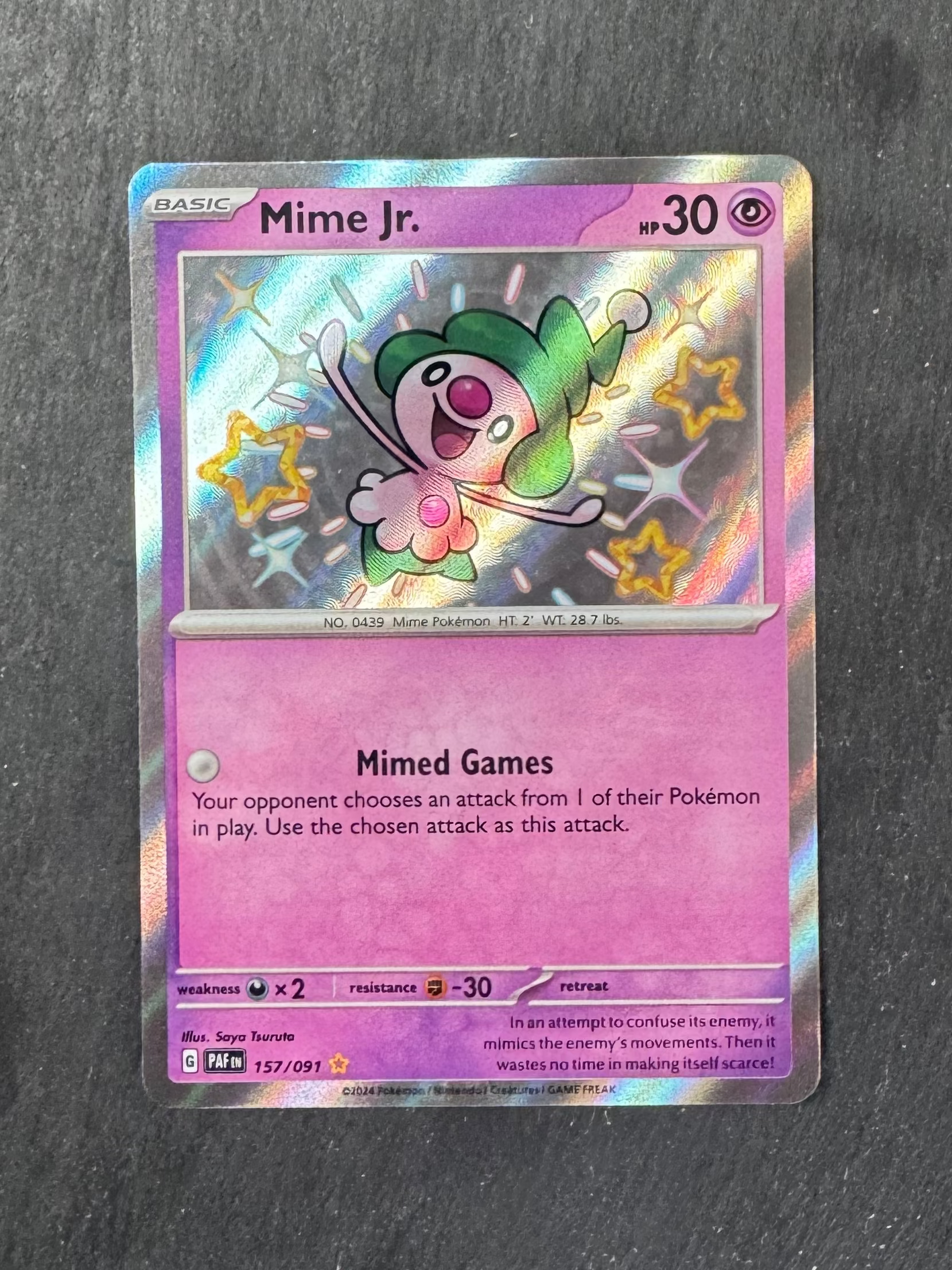 Mime Jr. - Baby shiny - Holo - 157/091
