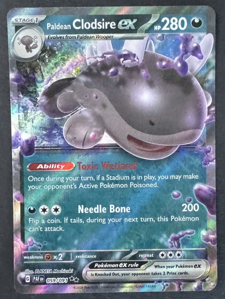 Paldean Clodsire EX - 059/091