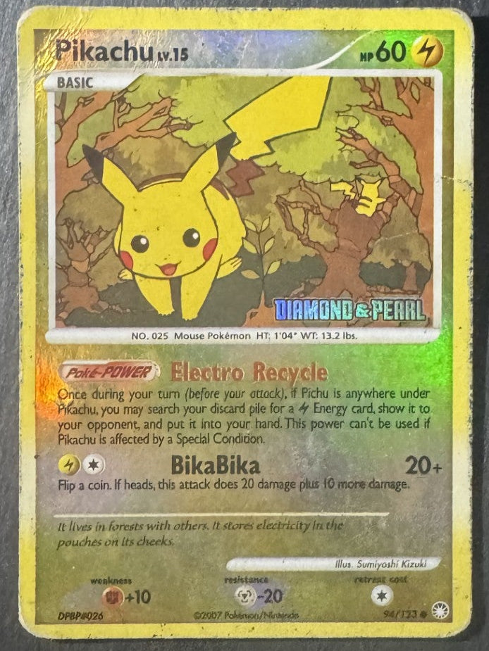 Pikachu - Stamped - Reverse Holo - 94/123