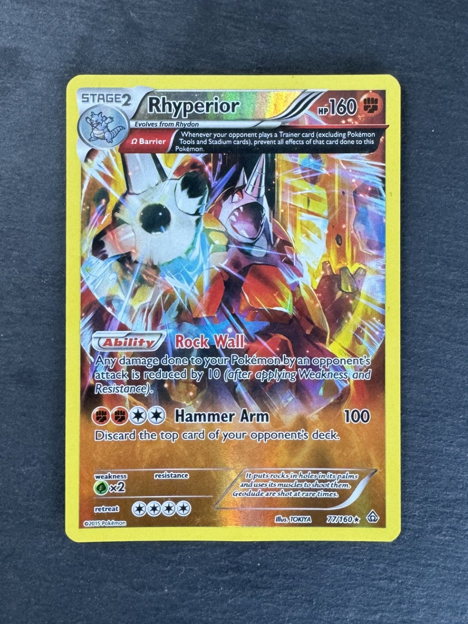 Rhyperior - Holo - 77/160