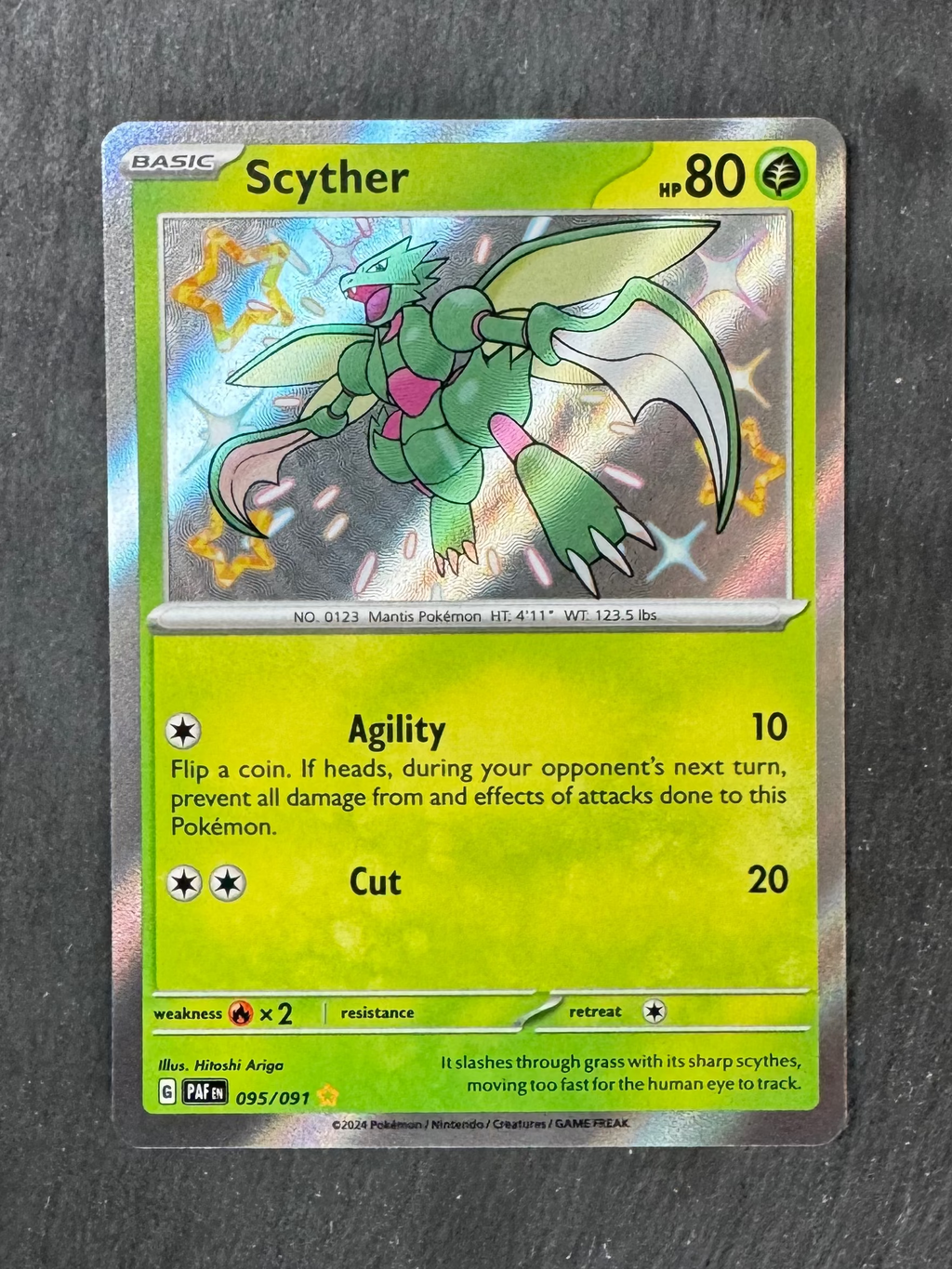 Scyther - Baby shiny - Holo - 095/091
