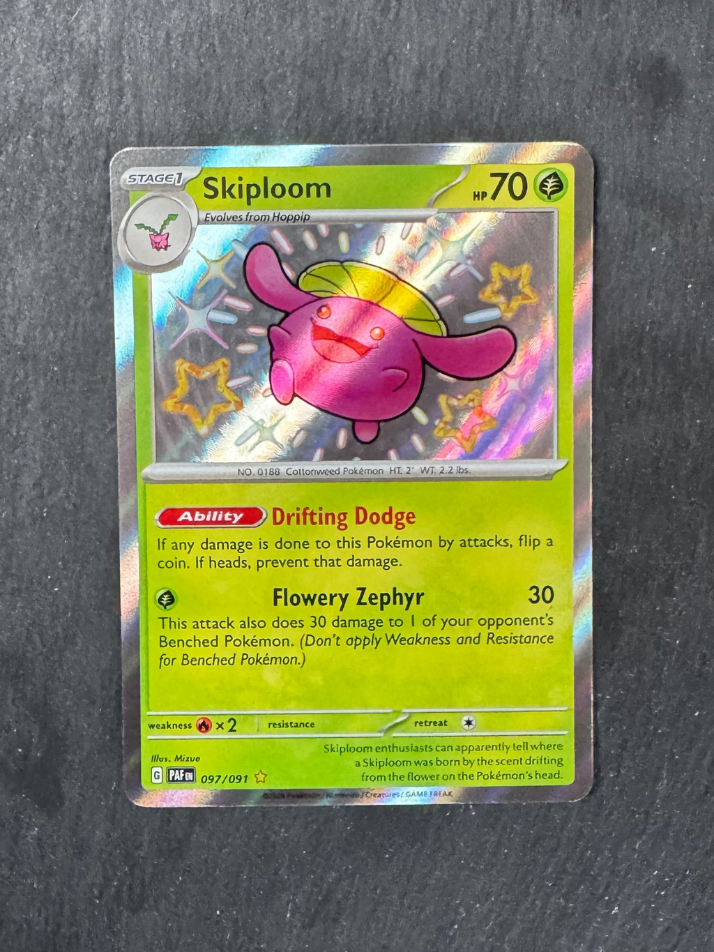 Skiploom - Baby shiny - Holo - 097/091