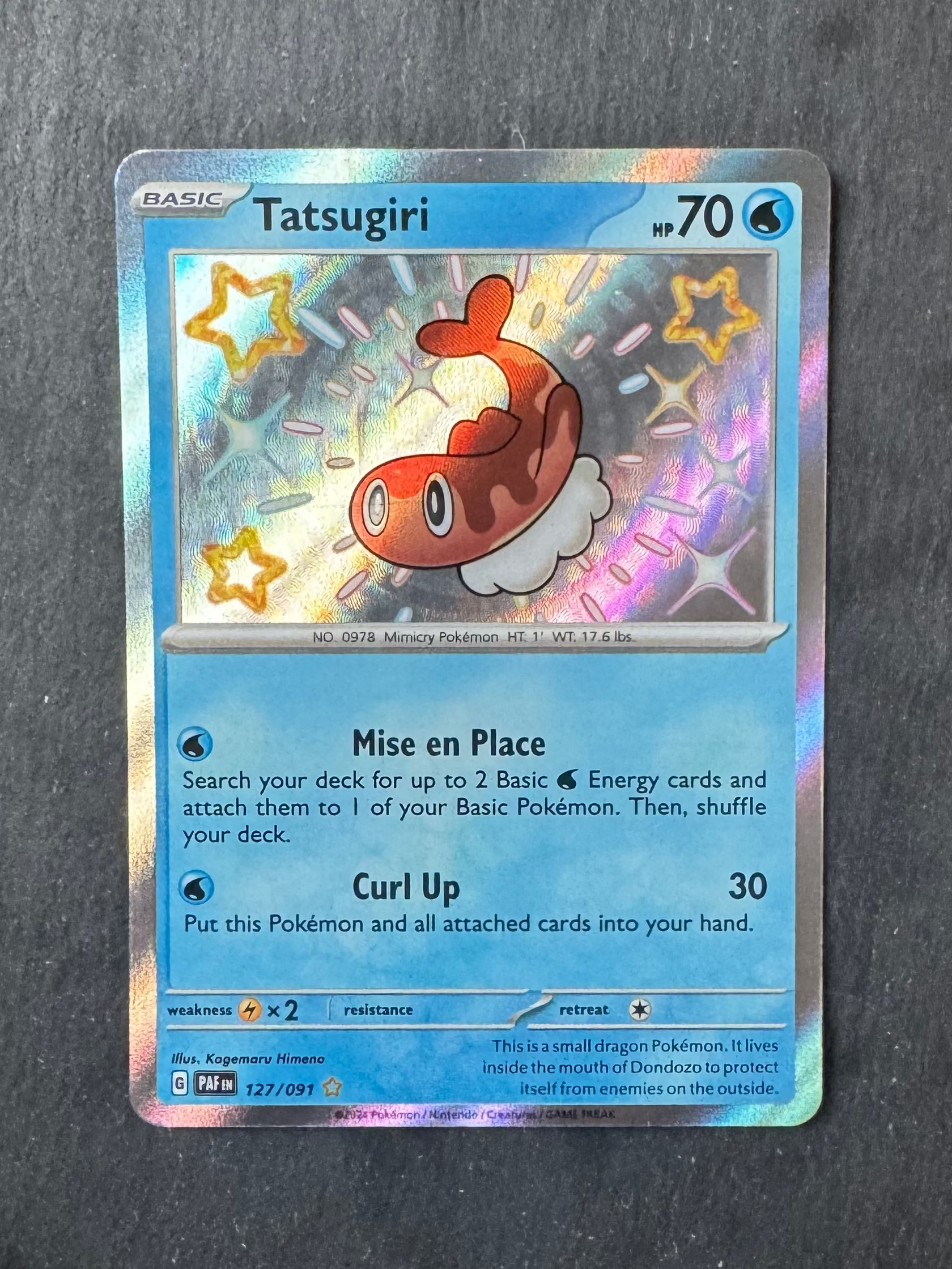 Tatsugiri - Baby shiny - Holo - 127/091