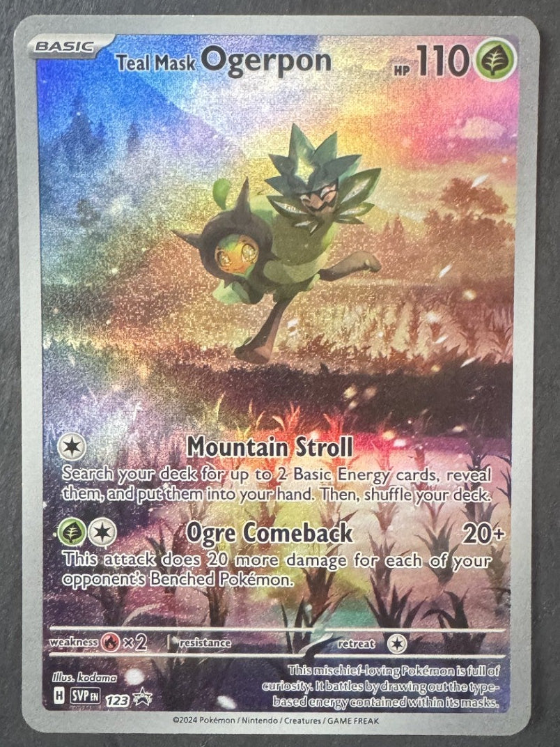 Teal Mask Ogerpon - Full art - 123