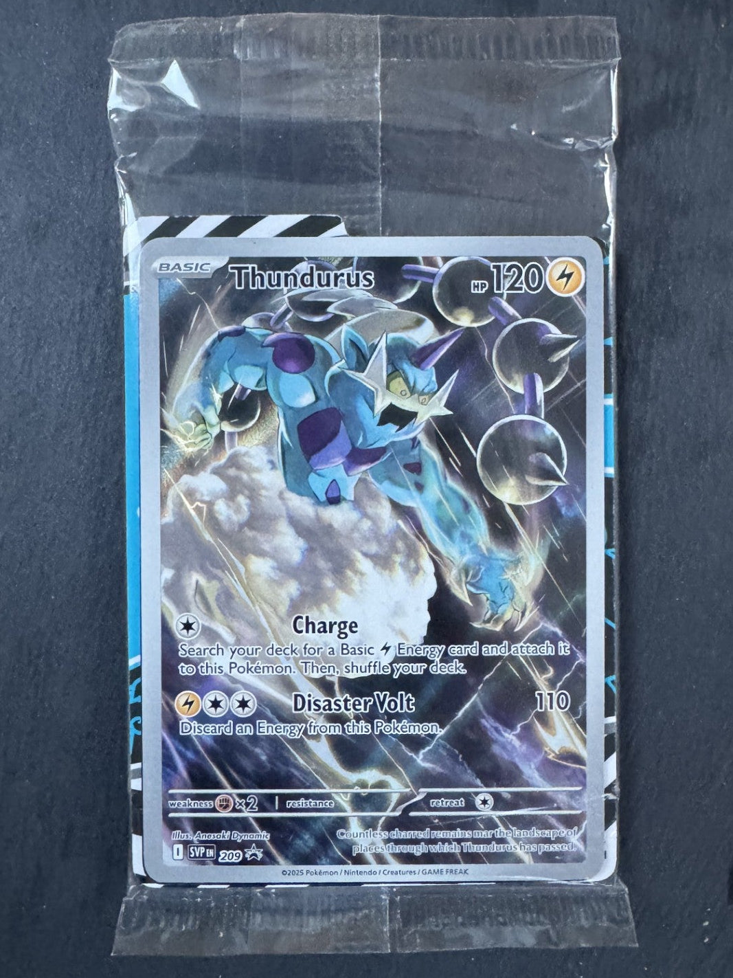 Thundurus - Full art - Sealed - 209
