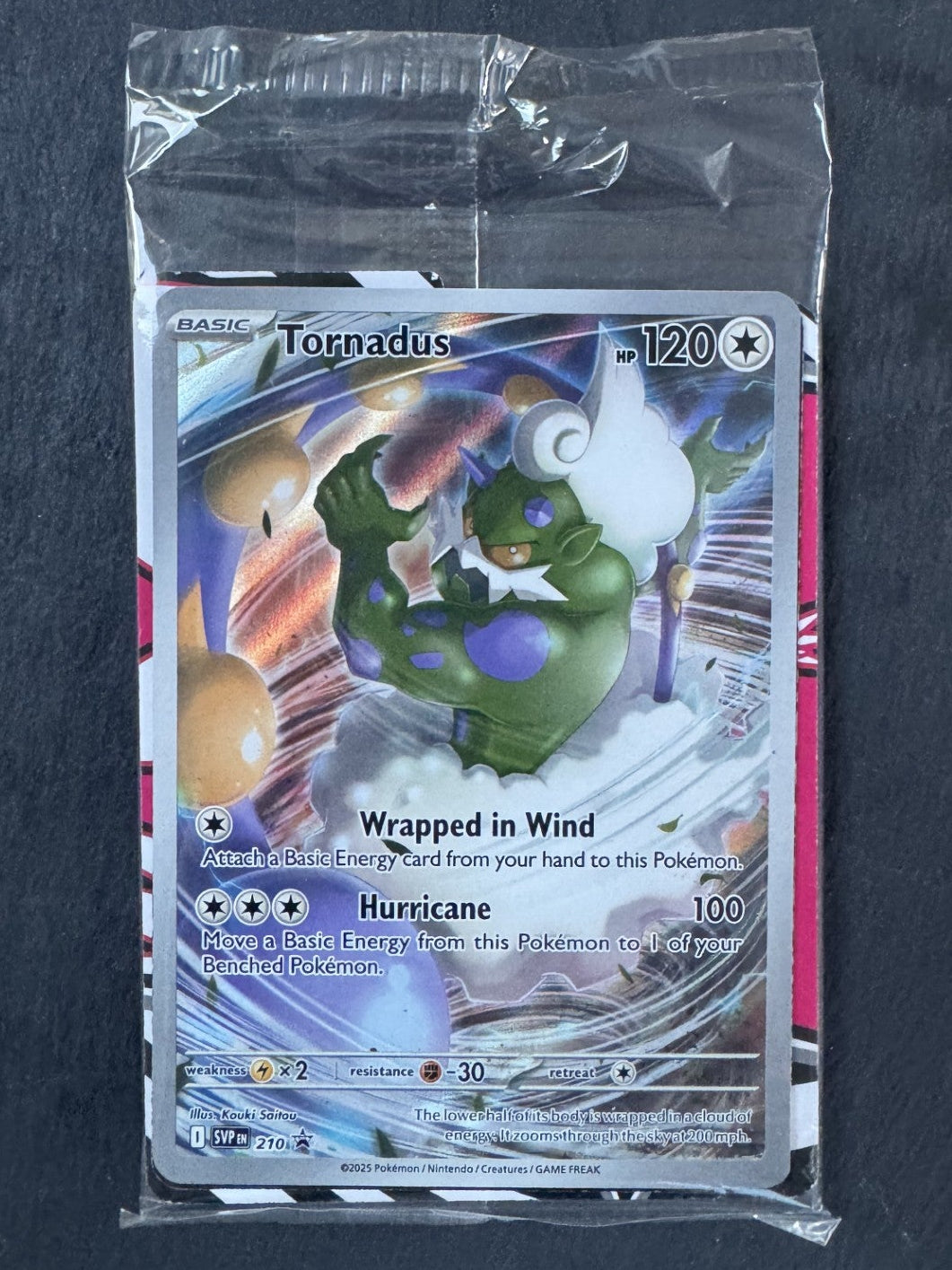 Tornadus - Full art - Sealed - 210