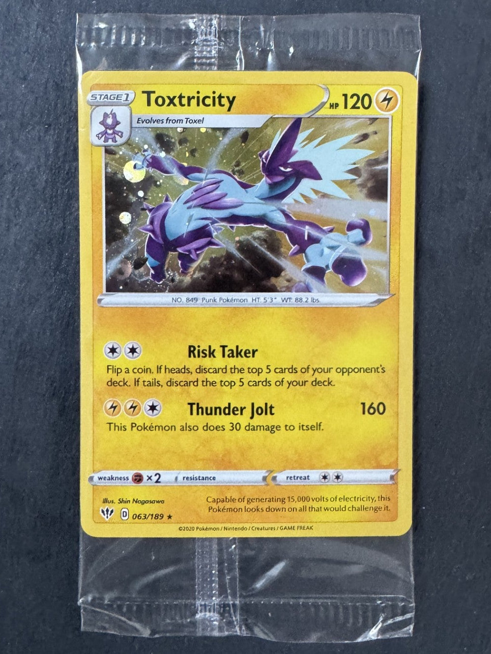 Toxtricity - Holo - Sealed - 063/189