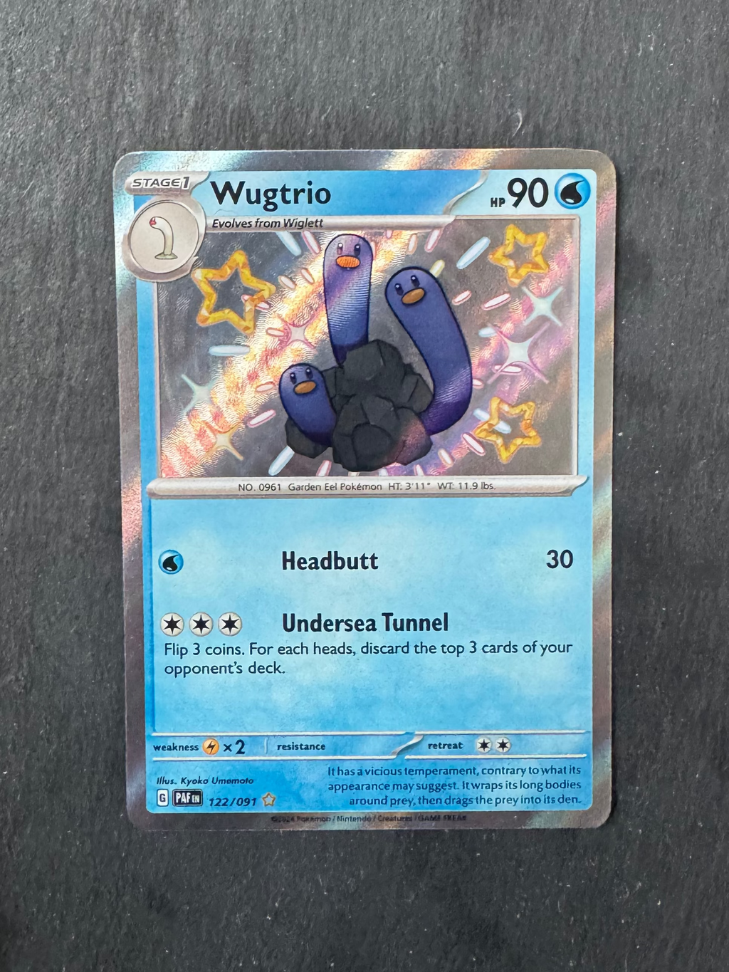 Wugtrio - Baby shiny - Holo - 122/091