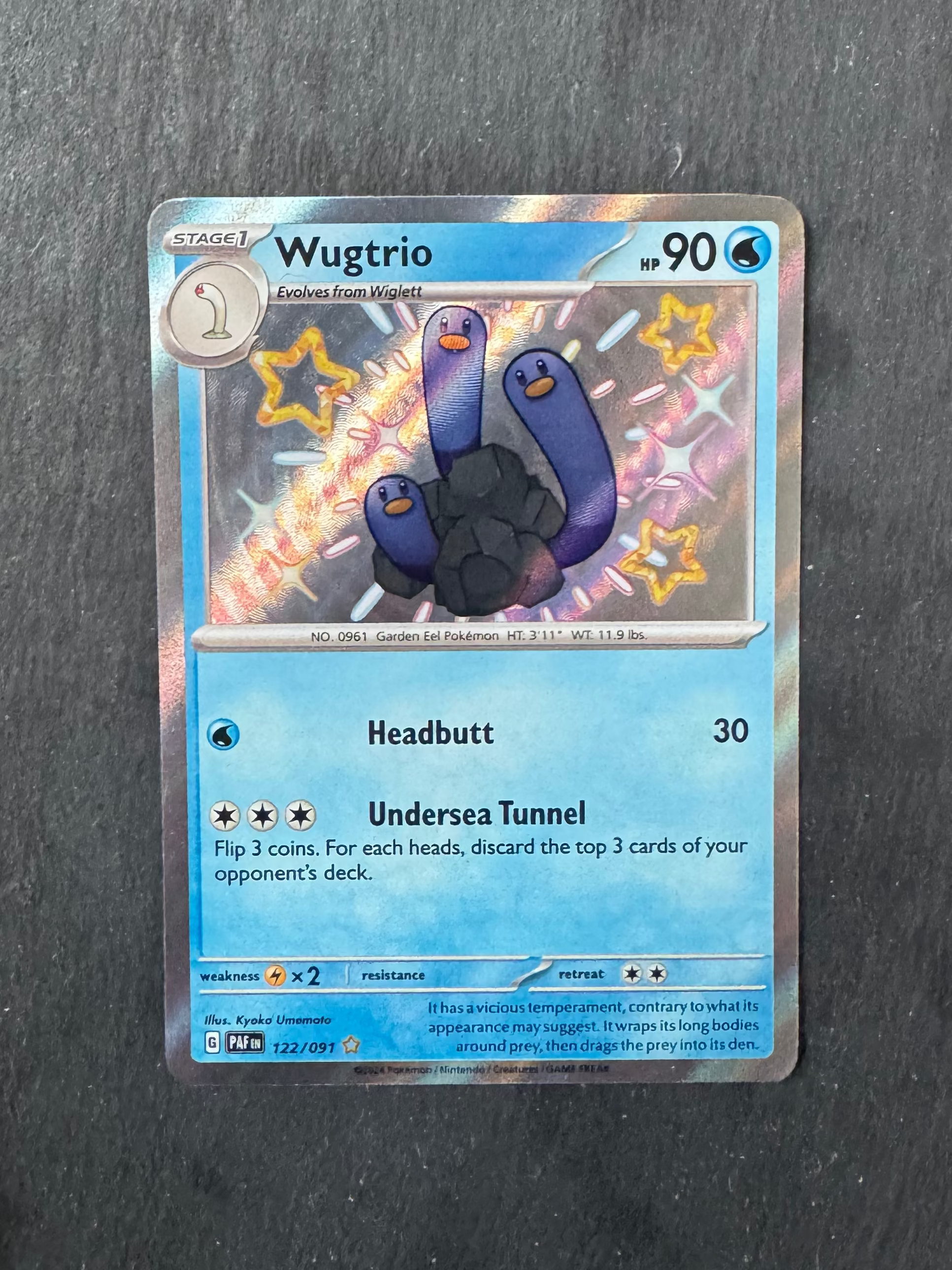 Wugtrio - Baby shiny - Holo - 122/091